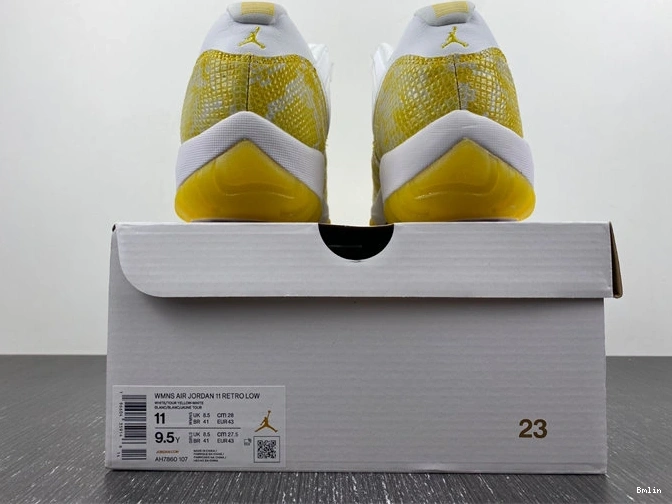 Bmlin shoes AH7860- Retro Snakeskin 11 Attractive Jordan Low Yellow 4097 1013